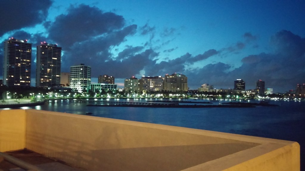 West Palm Beach from the Royal Park Bridge. 