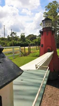 Our own Jupiter Lighthouse, complete with the light keeper's quarters.  