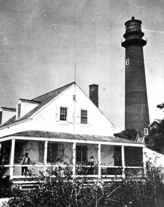 Lighthouse and keepers house